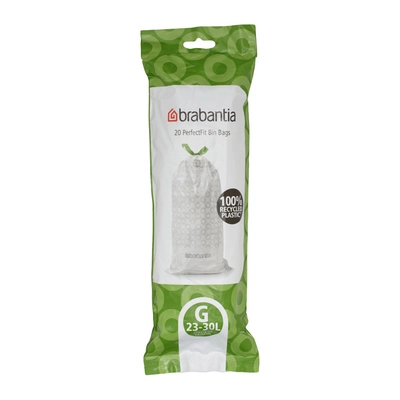 Brabantia Type G PerfectFit Afvalzak 23-30 Liter - 20 zakken