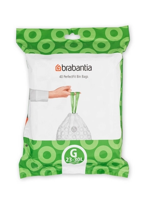 Brabantia Type G PerfectFit Afvalzak Dispenser 23-30 Liter - 40 zakken