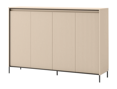 by fonQ Brive Dressoir B 153 cm - 4-deurs met Verlichting - Zand
