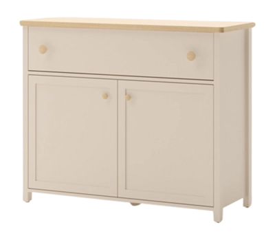 by fonQ Havin Dressoir H90 x B110 cm - Zand / Vicenza Bleached Eiken