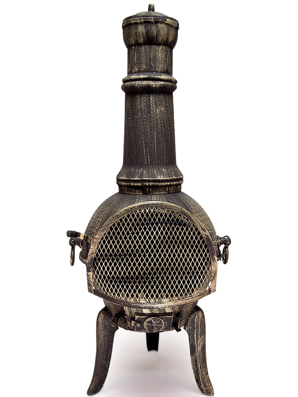 Tuinhaard / Buitenhaard – Gietijzer – 112cm – Buitenhaard met grillrooster