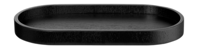 ASA Selection Wood Black Dienblad Oval 23 x 11 cm