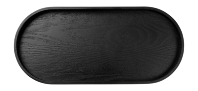 ASA Selection Wood Black Dienblad Ovaal 35,5 x 16,5 cm