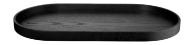 ASA Selection Wood Black Dienblad Ovaal 44 x 22,5 cm