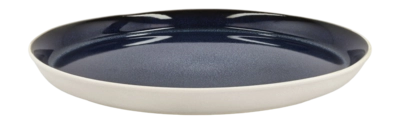 Bitz Gastro Dinerbord White / Dark Blue 27 cm (Set van 6)