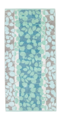 Cawö Noblesse Harmony Douchelaken Jade Floral 80 x 160 cm