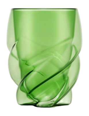 Bodum Pavina Paris Waterglas Groen Twisted Dubbelwandig 270 ml Set van 2