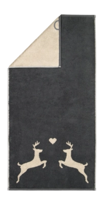 Cawö Alpenchic Edition Gastendoek Granite Deer Set van 6