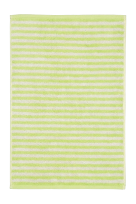 Cawö Campus Ringel Stripes Gastendoekje Pistazie Set van 6