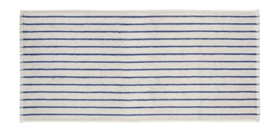 Blomus Arto Handdoek Moonbeam / Mazarine Blue Narrow Stripes (50 x 100 cm)