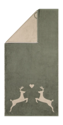 Cawö Alpenchic Edition Handdoek Swiss Pine Deer (Set van 3)