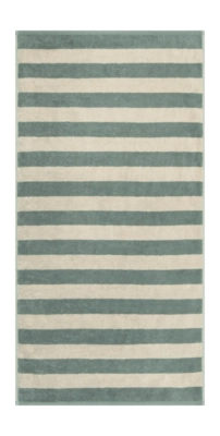 Cawö Lines Block Stripes Handdoek Fjord (Set van 3)