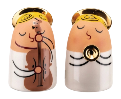 Alessi Angels Band Kerstdecoratie Set 1 (Set van 2)