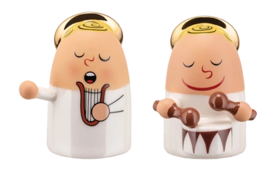 Alessi Angels Band Kerstdecoratie Set 2 (Set van 2)
