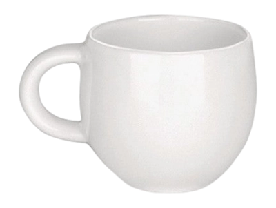 Alessi All-Time Koffiekop Bone China 100 ml (Set van 4)