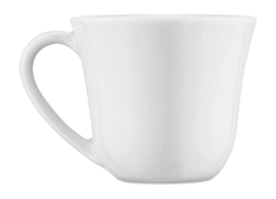 Alessi KU Koffiekop White Porcelain 70 ml (Set van 4)