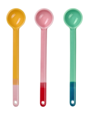 ASA Selection Joy Koffielepel Smoothie Colors 15 cm (Set van 3)