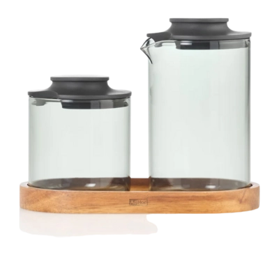 AdHoc Impact Melk en Suiker Set Grey (Set van 3)