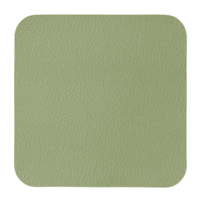 ASA Selection Leather Optic Onderzetter Sage 10 cm Set van 4