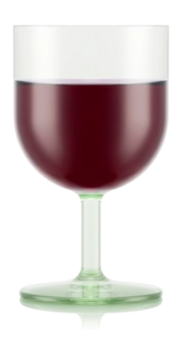 Bodum Oktett Wijnglas Rode wijn Pistache Kunststof 250 ml (Set van 4)
