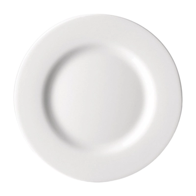 Alessi PlateBowlCup Side Plate White Porcelain 20 cm (Set van 4)