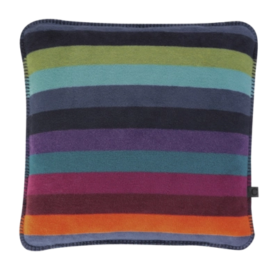 Cawö Lifestyle Sierkussenhoes Multicolor Dark Block Stripes (50 x 50 cm)