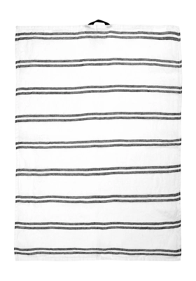 ASA Selection Kitchen Textiles Theedoek White Rows 50 x 70 cm