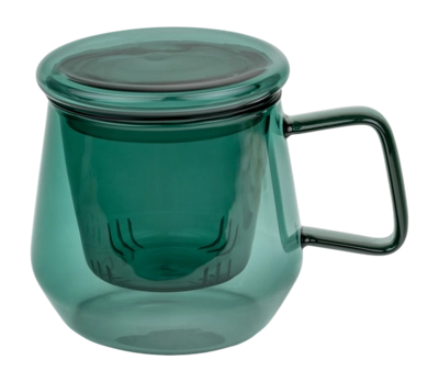 Bredemeijer Tea For One Livorno Theeglas Jadegroen 290 ml