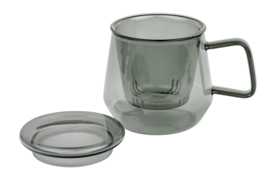 Bredemeijer Tea For One Livorno Theeglas Zwart 290 ml