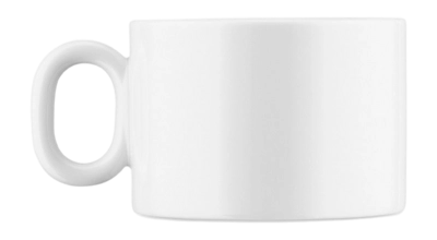 Alessi Dressed Theekop White Porcelain 170 ml (Set van 4)