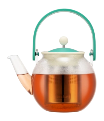 Bodum Assam Theepot Groen Met RVS Filter 8 Kops 1 L