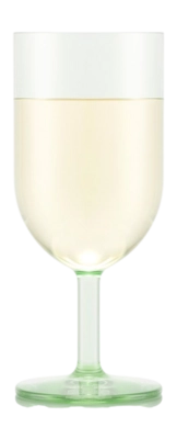 Bodum Oktett Wijnglas Witte wijn Pistache Kunststof 230 ml Set van 4