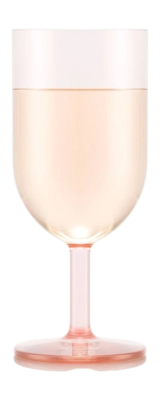 Bodum Oktett Wijnglas Witte wijn Strawberry Kunststof 230 ml Set van 4