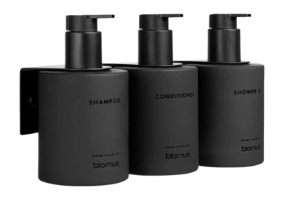 Blomus Kirei Zeepdispenser Smoke Screw Cap 350 ml (Set van 3)