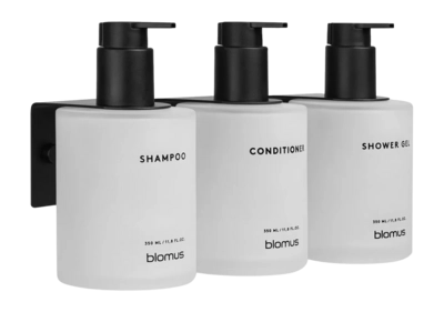 Blomus Kirei Zeepdispenser White Screw Cap 350 ml (Set van 3)